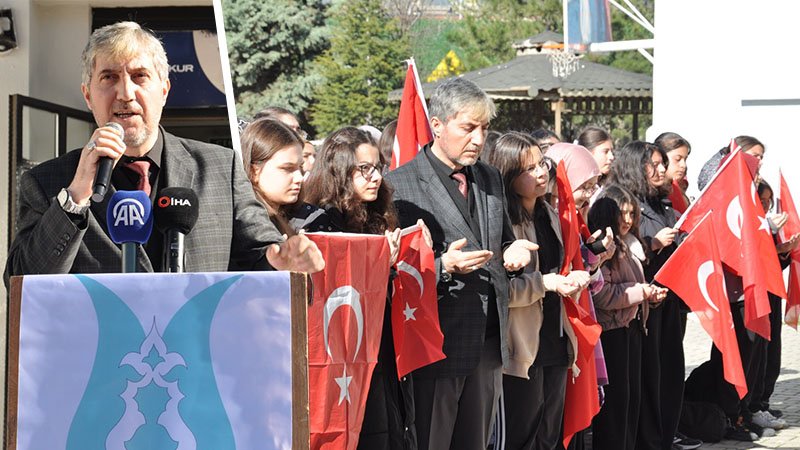 Kütahya’da öğrenciler, hayatını kaybeden öğretmen ve öğrencileri unutmadı