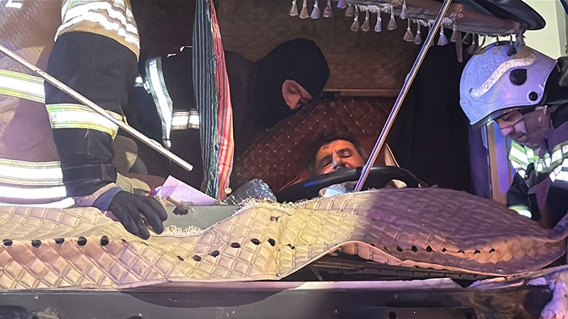 Kütahya'da Tır Kazasında Can Pazarı Yaşandı (5)