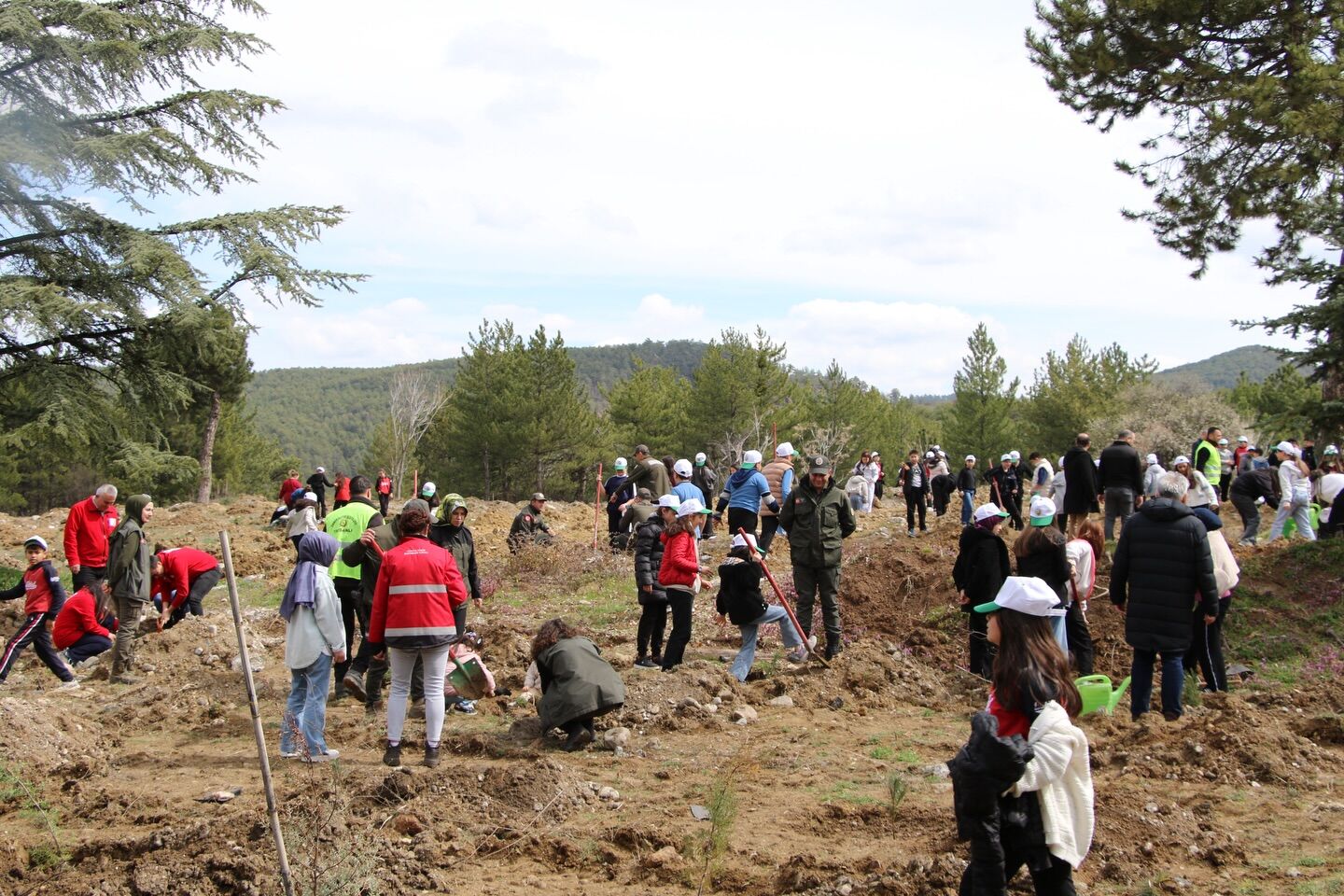 Tunçbilek’te Fidan Dikim Etkinliği Düzenlendi3