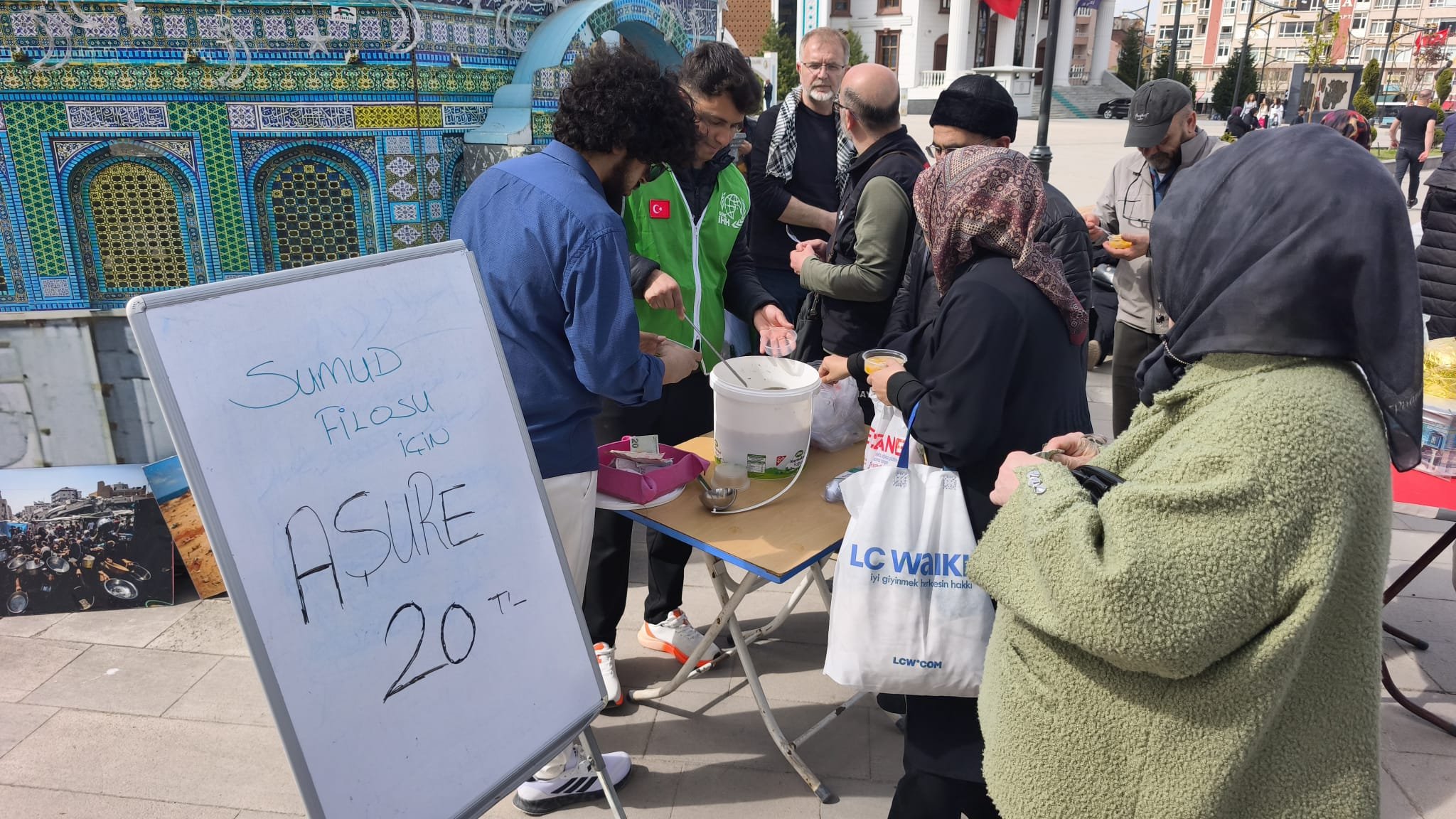 Kütahya’da Sumud Filosu için aşureler kaynatıldı 2-1