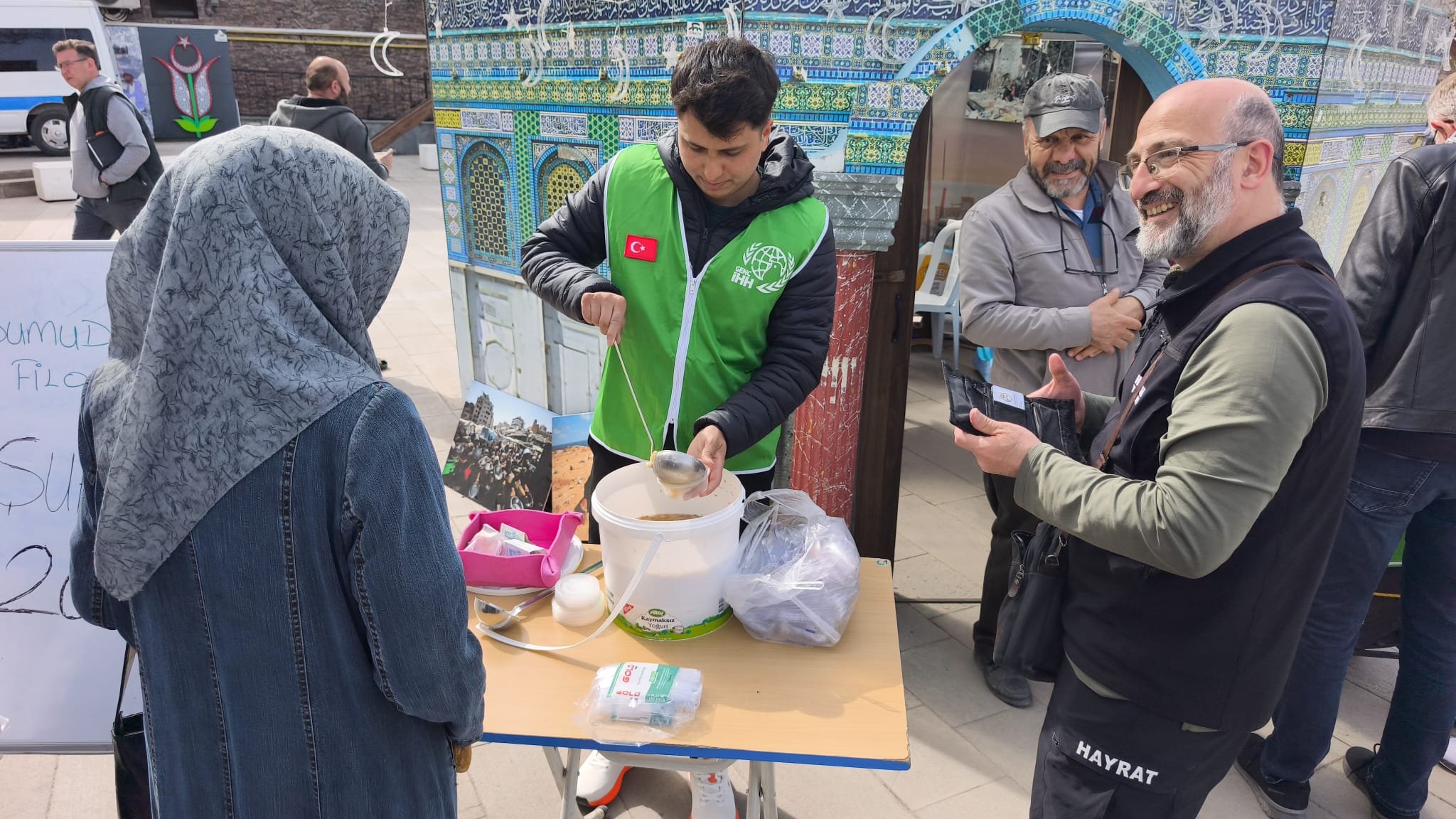 Kütahya’da Sumud Filosu için aşureler kaynatıldı 1-1