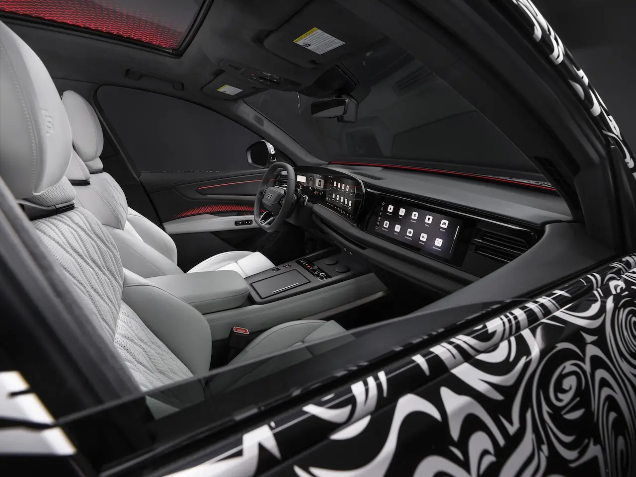Audi Q9 Ilk Kez Görüntülendi Lüks Suv’da Iç Tasarım Detayları Ortaya Çıktı 1