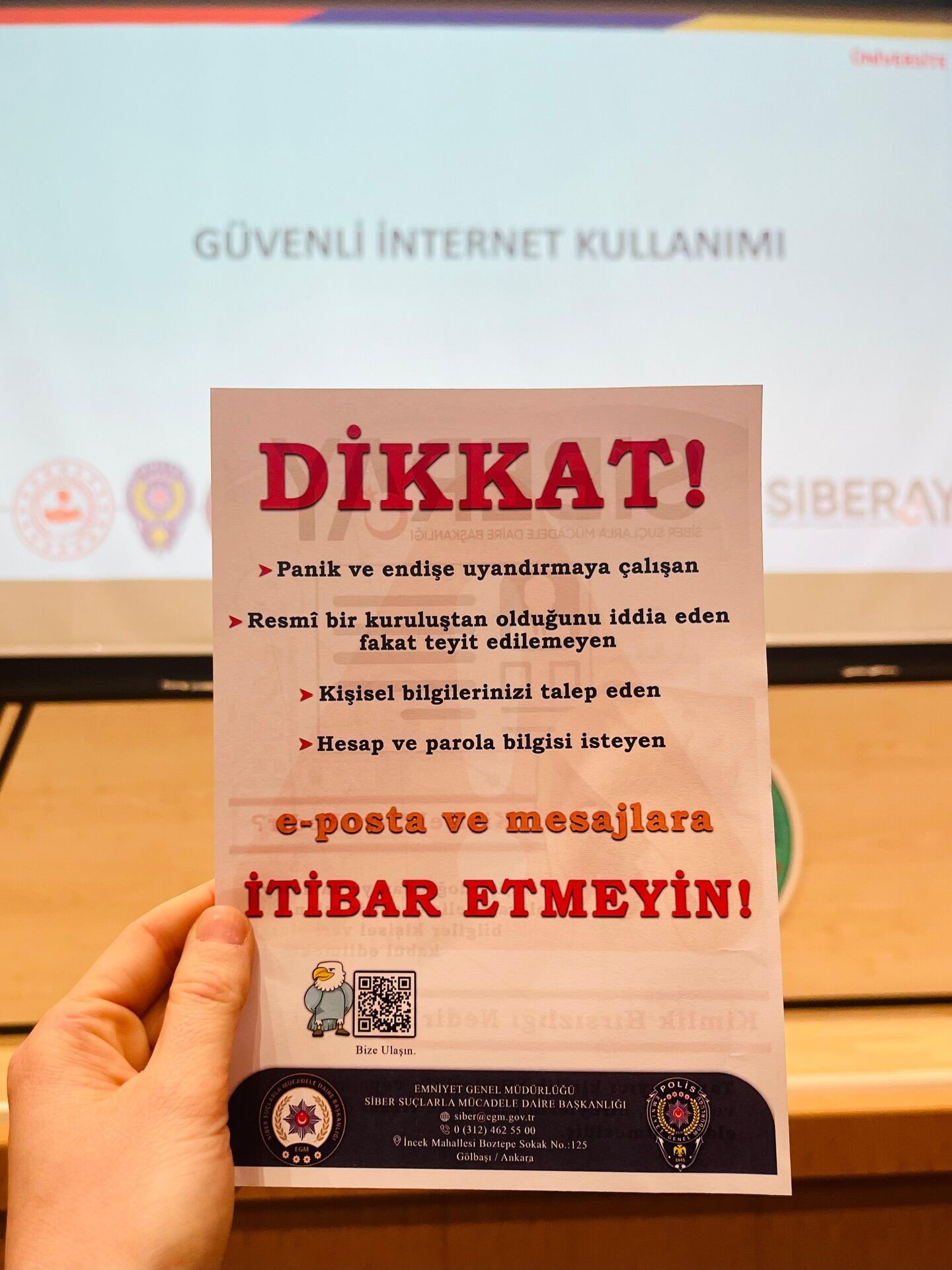 Kütahya Dpü’de Siber Güvenlik Semineri Düzenlendi