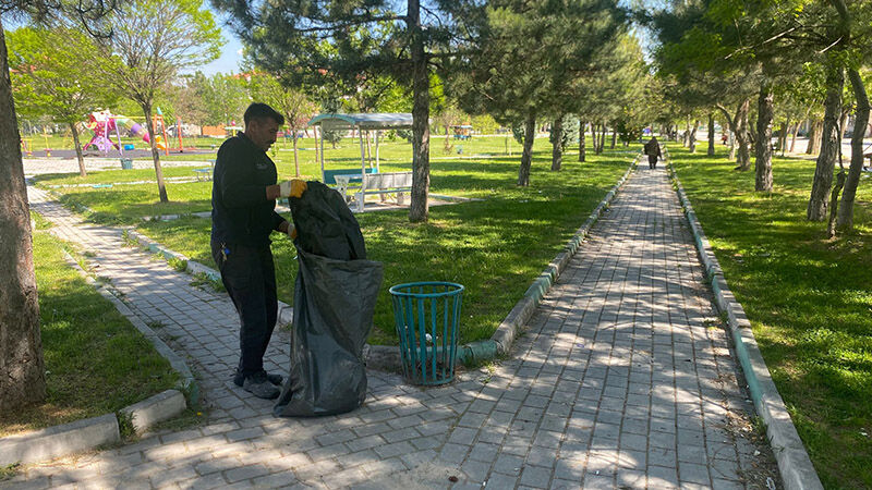 Kütahya’da Okçu Mahallesi’nde Temizlik Çalışması Yapıldı (2)