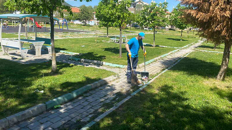 Kütahya’da Okçu Mahallesi’nde Temizlik Çalışması Yapıldı (3)