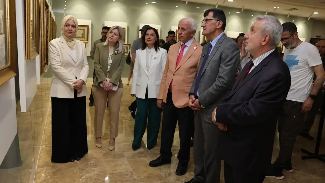 Kütahya’da Tezhip Sanat Sergisi Sanatseverlerle Buluştu