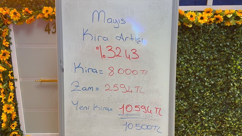 Mayıs Ayı Kira Artış Oranları Açıklandı, Kütahya’da Son Durum (3)