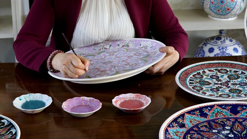 Üniversite Eğitimi Için Geldiği Kütahya'da Çini Ustası Oldu (6)