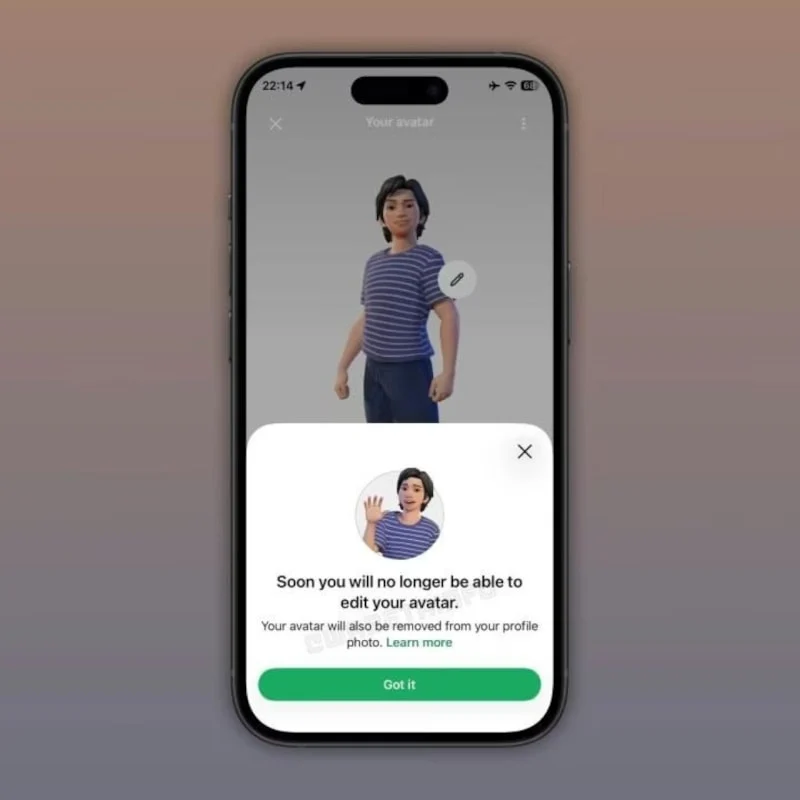 Whatsapp Avatar Özelliğini Kaldırıyor, Kullanıcılar Şaşkın 1