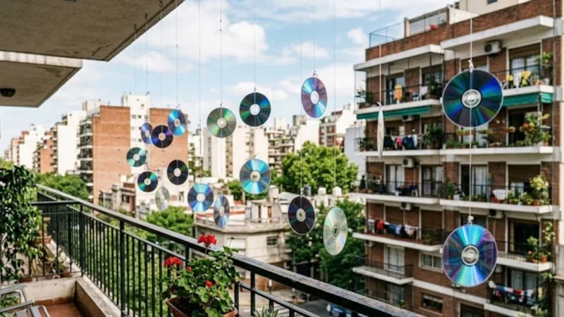 Eski Cd’lerle Balkonunuzu Kuşlardan Koruyabilirsiniz1