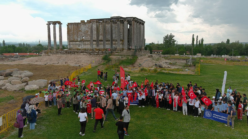 Kütahya’da Aizanoi Antik Kenti’nde Spor Festivali Yapıldı (9)