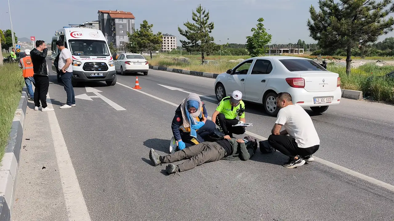 Kütahya’da Çevre Yolunda Kaza 2 Yaralı1