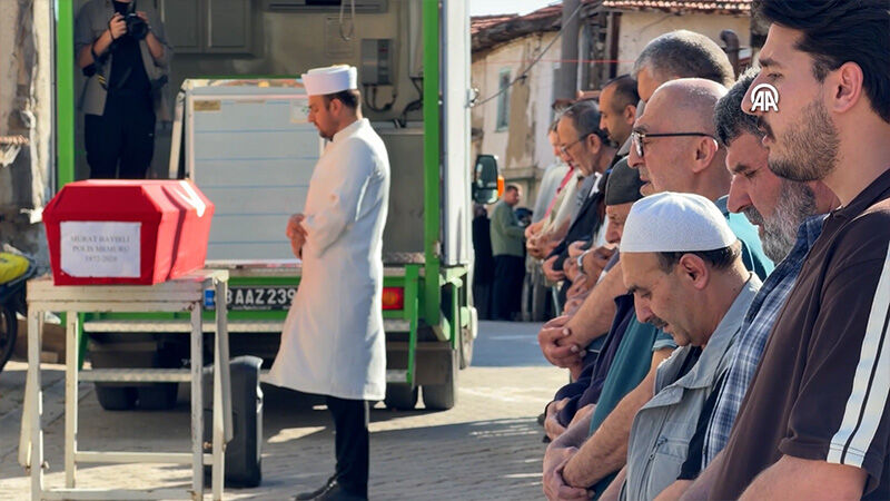 Kütahyalı Polis Memuru, Son Yolculuğuna Uğurlandı (7)