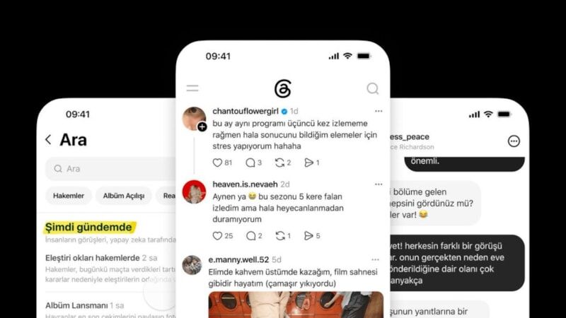 Threads Türkiye'de Yeniden Erişime Açıldı