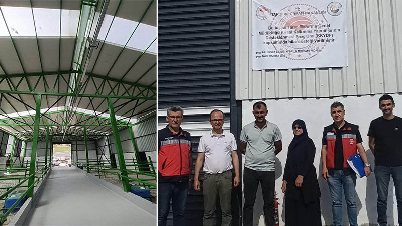 Kütahya Gediz'de Modern Besi Tesisi Faaliyete Geçti (1)