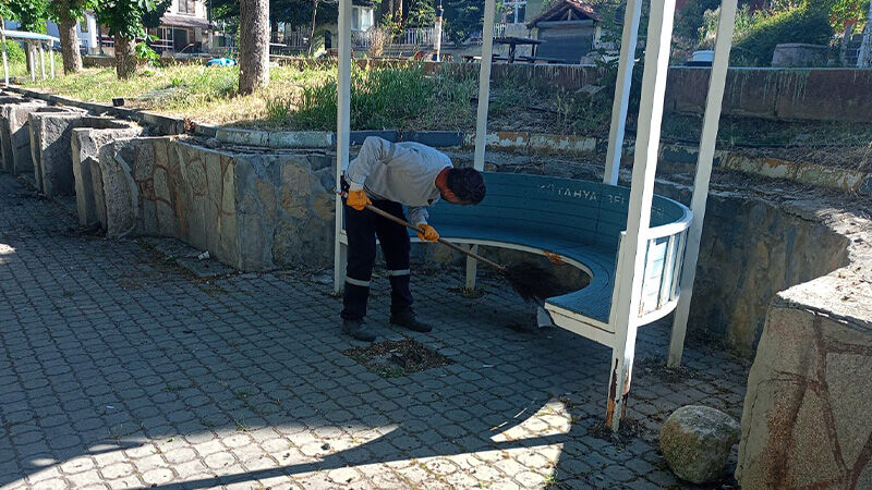 Kütahya Ilıca'da Temizlik Çalışması Yapıldı (2)