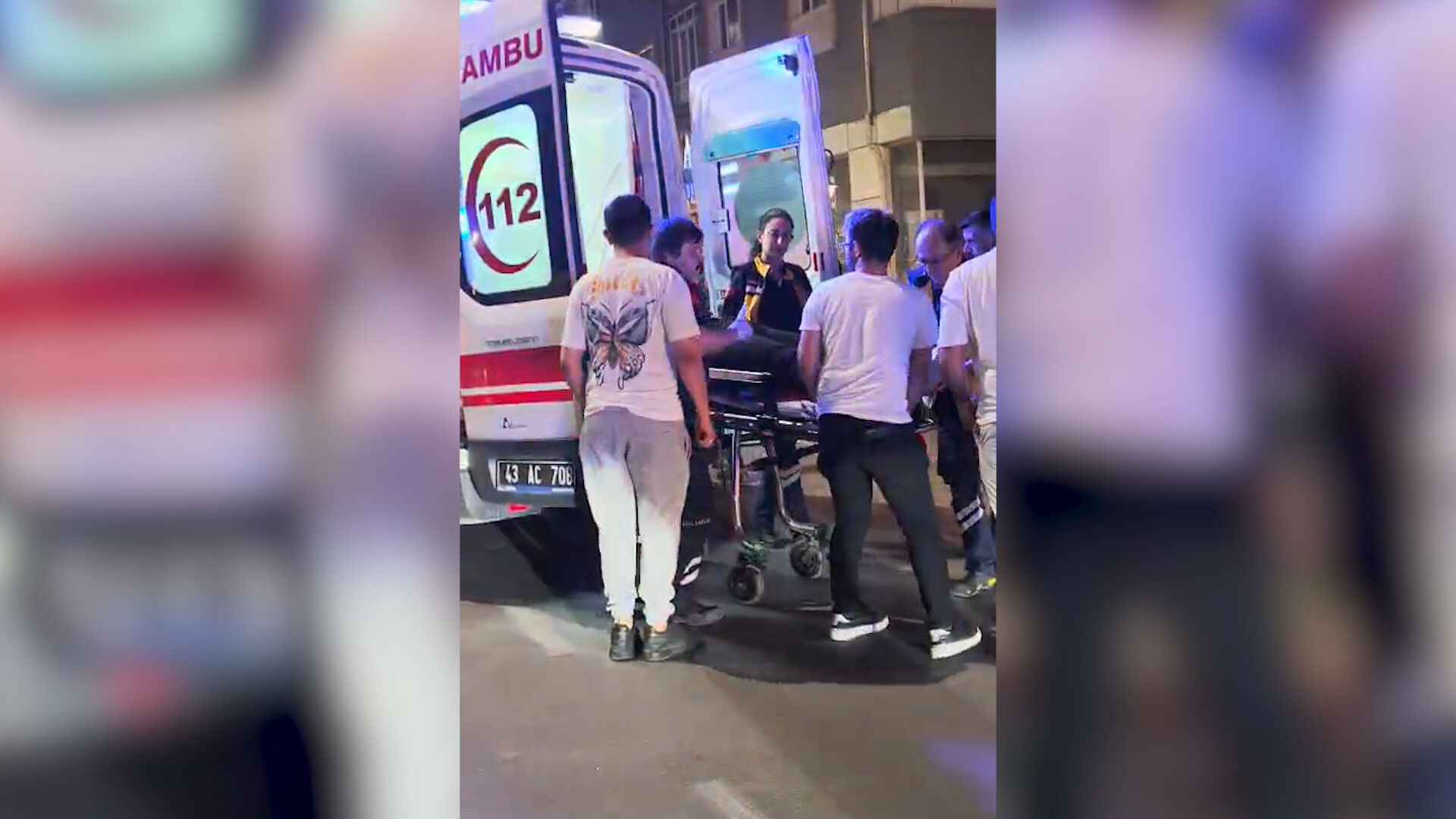 Kütahya’da Motosiklet Hafif Ticari Araçla Çarpıştı, Sürücü Yaralı (4)