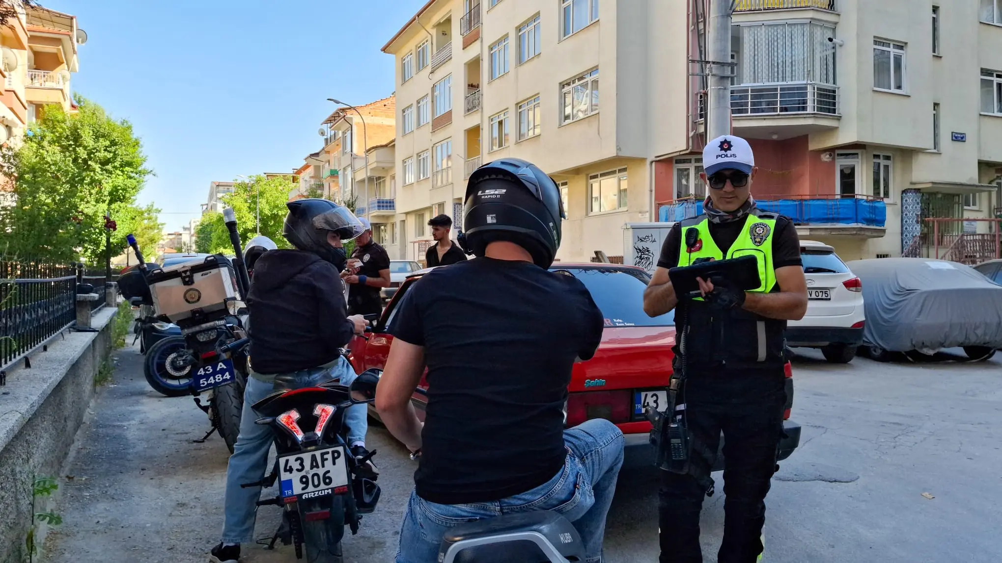 Kütahya’da Şahin Ekipleri Tarafından Motosiklet Denetimi Yapıldı (1)