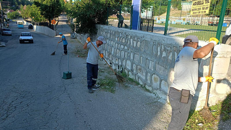 Kütahya'da Şampiyona Öncesi Okçuluk Tesisinde Temizlik Seferberliği (1)