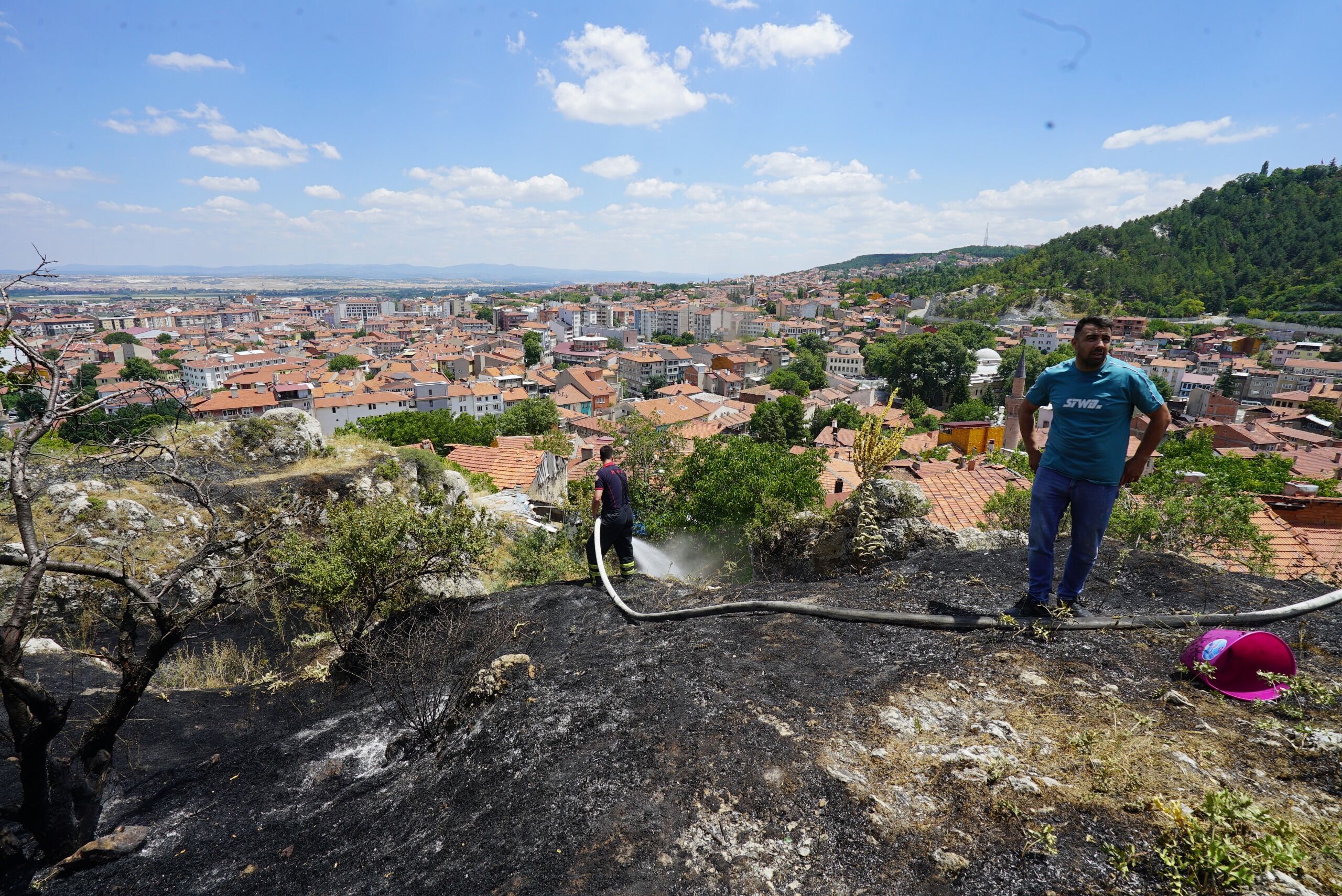 Tarihi Kütahya Kalesi’nde Yangın (1)