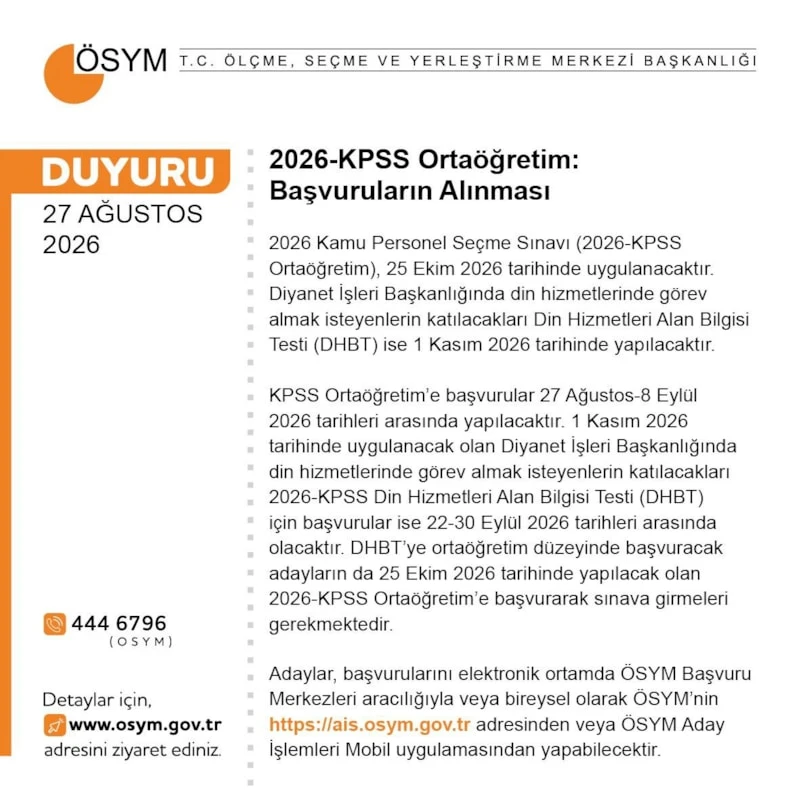 2026 Kpss Ortaöğretim Başvuruları Başladı2
