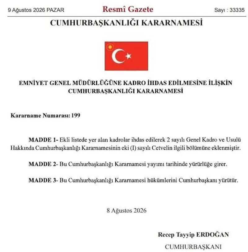 Emniyet Genel Müdürlüğü'ne 6 Bin 250 Yeni Kadro (3)