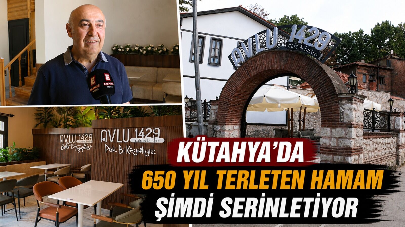 Kütahya’da 650 yıl terleten hamam şimdi serinletiyor