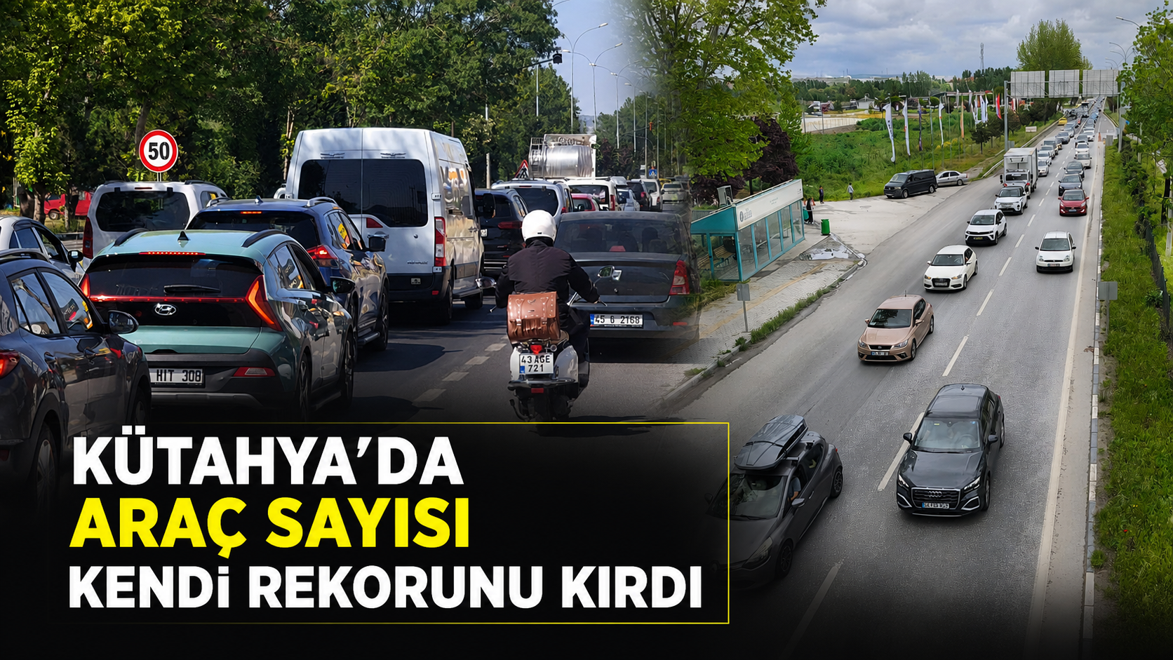 Kütahya’da araç sayısında artış durmuyor