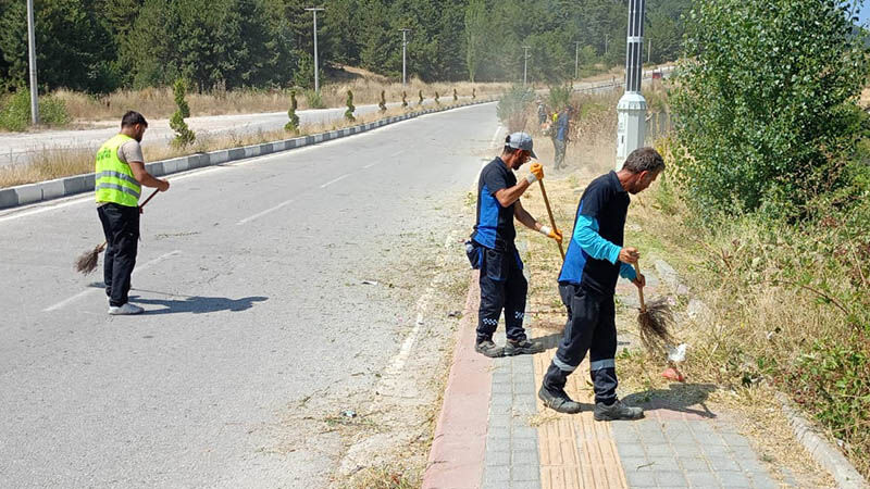 Kütahya’da Çamlıca Tabiat Parkı Yolunda Ot Biçimi Ve Temizlik Çalışması (4)-1