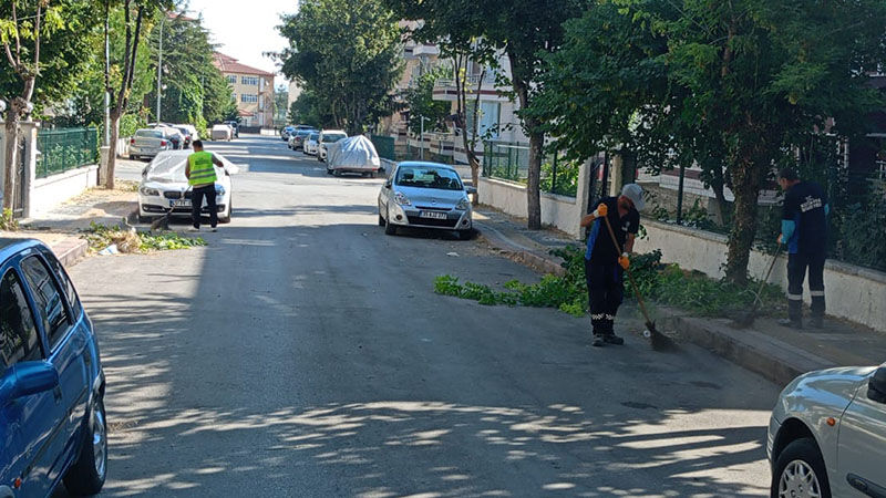 Kütahya’da Cumhuriyet Mahallesi’nde Ot Biçimi Ve Temizlik Çalışması (2)