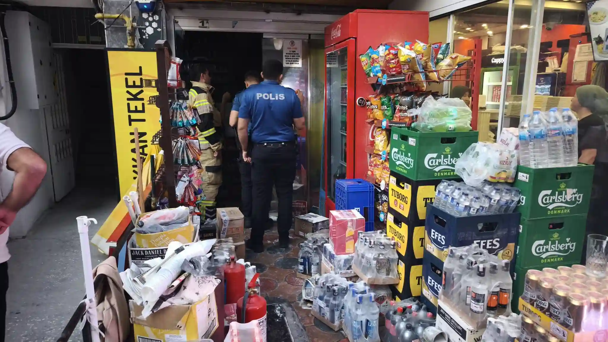Kütahya’da Işyerinde Yangını Çalışanlar Söndürdü 2