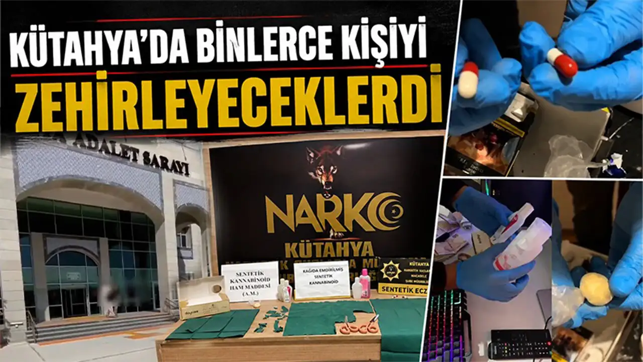 Kütahya’da torbacılara operasyon