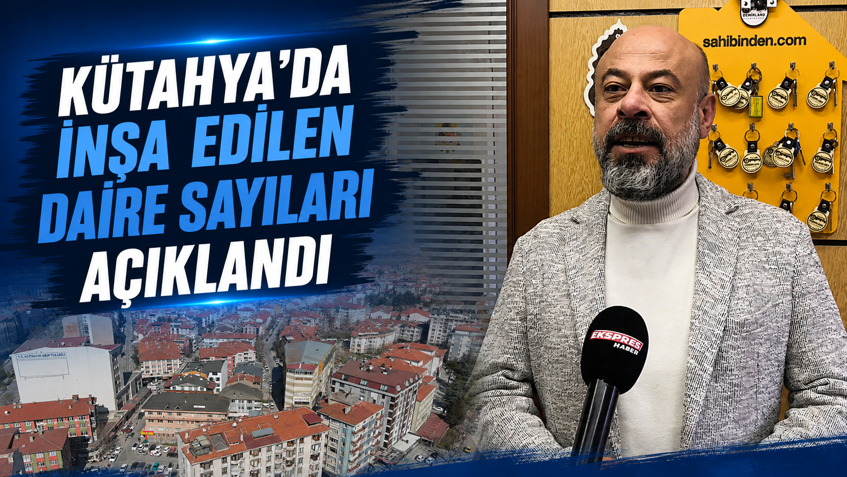 Kütahya’da yapı ruhsatı alan daire sayıları açıklandı