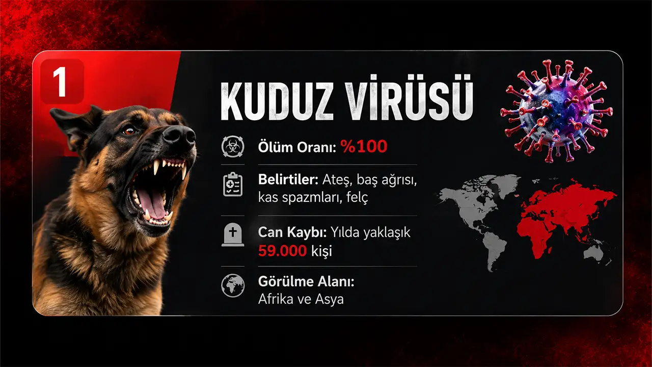 Ölüm Oranı En Yüksek 10 Virüs4
