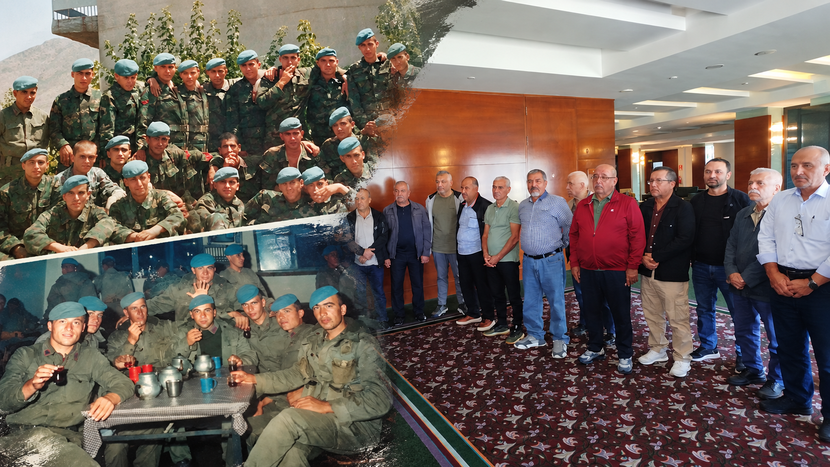40 yıllık asker arkadaşlarının buluşma durağı Kütahya oldu