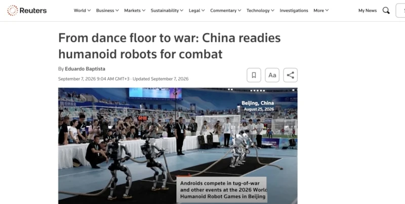 Çin, Insansı Robotları Orduya Almaya Hazırlanıyor (3)