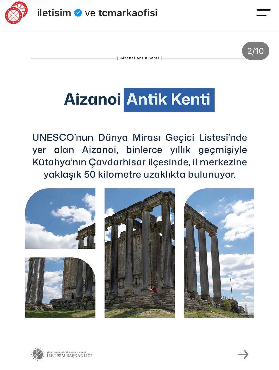 İletişim Başkanlığı, Kütahya Aizanoi Antik Kenti’ni Tanıttı (5)