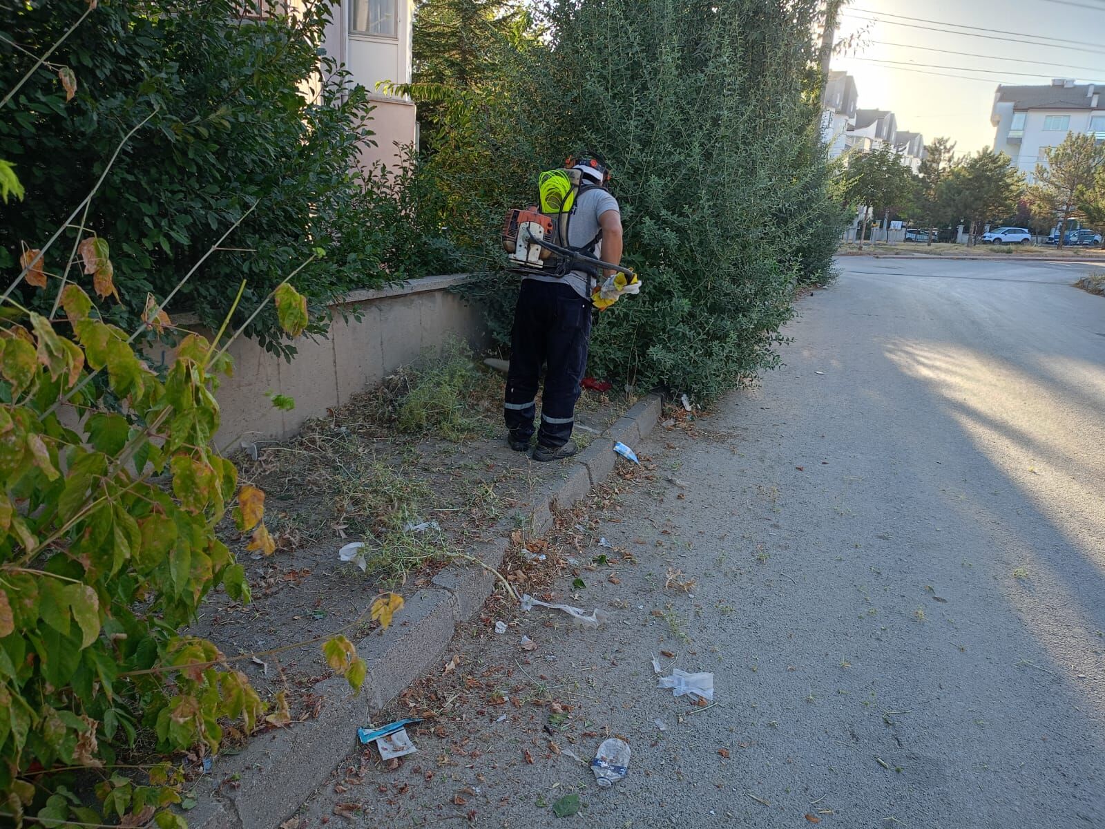 Kütahya Dumlupınar Mahallesi’nde temizlik çalışması başladı