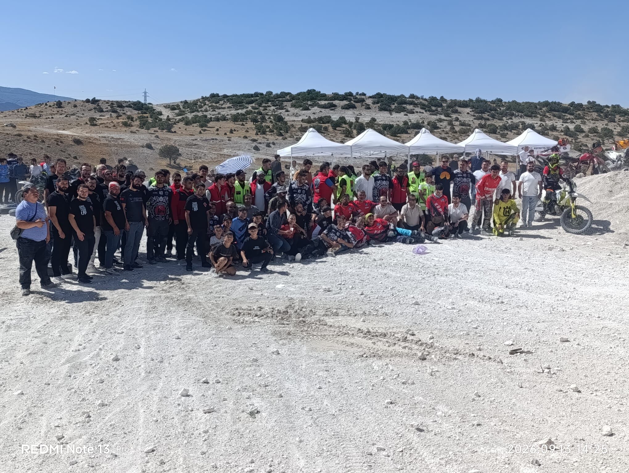 Kütahya'da 120 Motosiklet Tutkunu Bir Araya Geldi