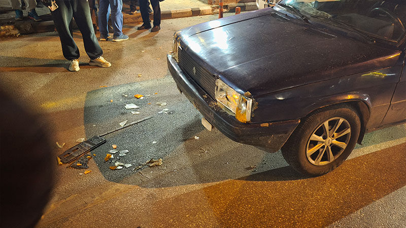 Kütahya’da Alkollü Sürücü Aracına Zarar Verdi (3)