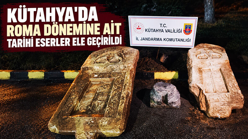 Kütahya’da jandarmadan tarihi eser operasyonu