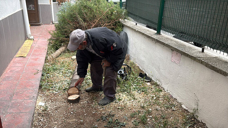 Kütahya'da Motorlu Testereyle Yaralanan Kişi Hastaneye Kaldırıldı (2)