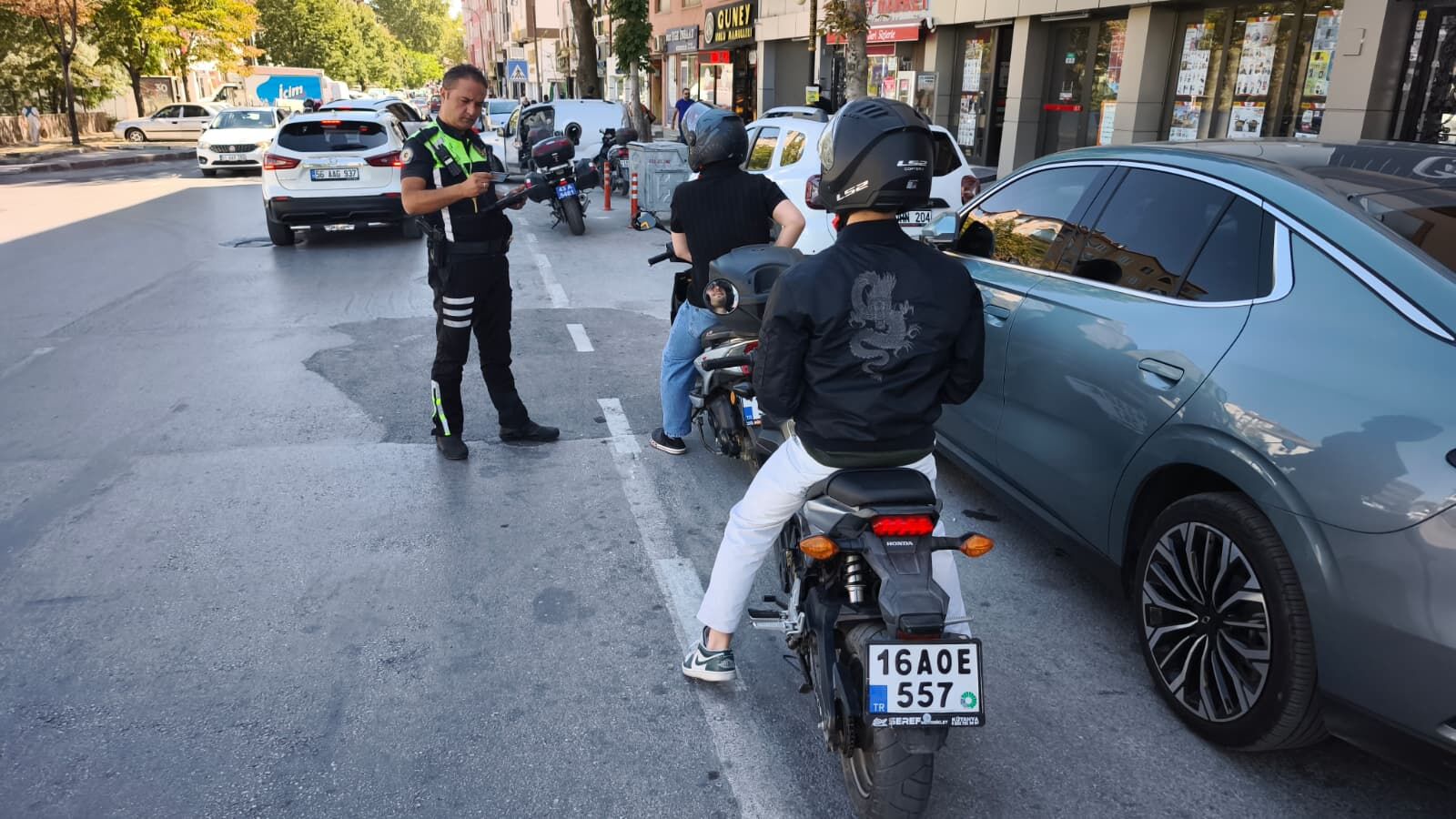 Kütahya’da Motosiklet Denetimi Sürüyor (2)
