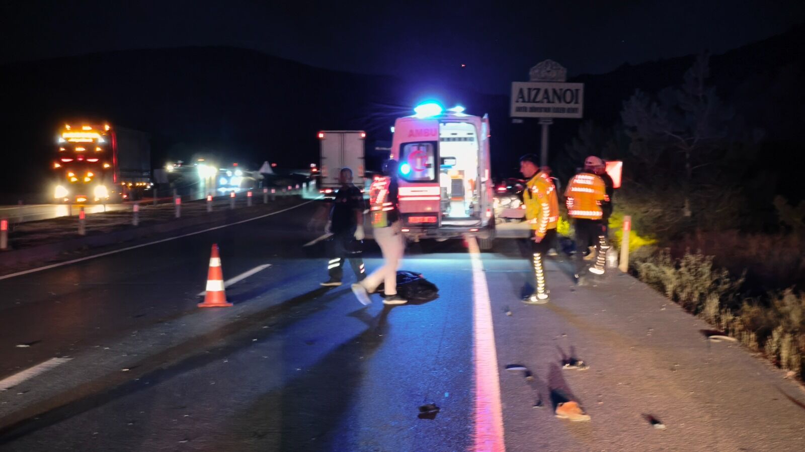 Kütahya’da Otomobilin Çarptığı Motosiklet Sürücüsü Öldü (2)