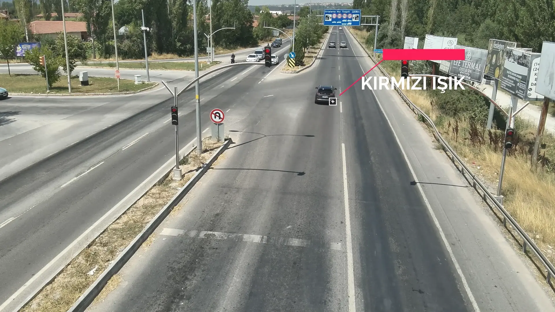Kütahya’da Trafik Ihlalleri Dronla Görüntülendi (1)