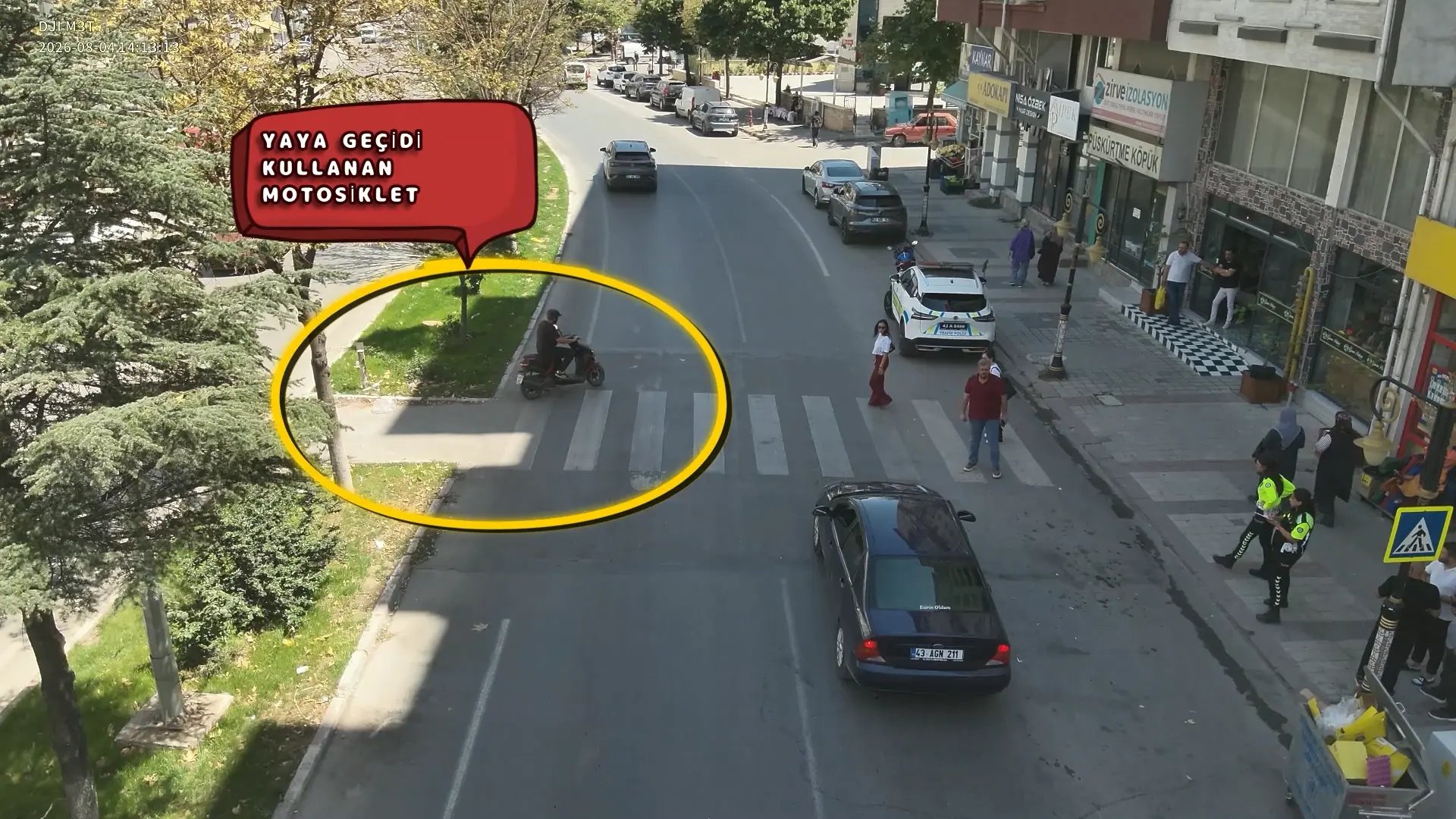 Kütahya’da Trafik Ihlalleri Dronla Görüntülendi (3)