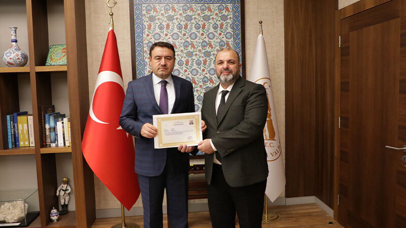 Kütahya İl Müftüsü Açık’tan Vali Işın’a veda ziyareti