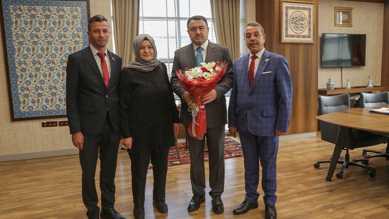 Kütahya Valisi Işın Muhtarları Makamında Kabul Etti (2)