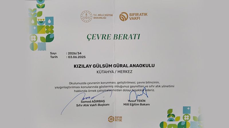 Kütahya’da Anaokulundan Uluslararası Başarı (4)
