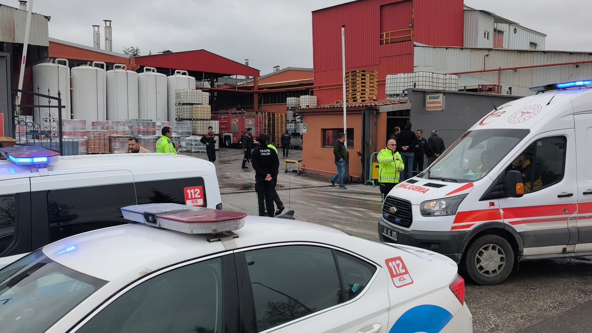 Kütahya’da Bir Fabrikada Kazan Yangını3
